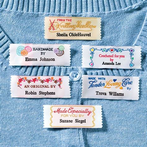 Personalized Woven Labels Ð Custom Fabric Tags | Sewing labels, Custom fabric labels, Fabric labels