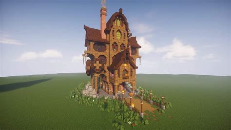 EXTRA SpOwOky Halloween Steampunk-ish House | Minecraft Amino