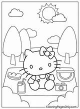 Hello Kitty Coloring Sheet  Free Printable Pages sketch template