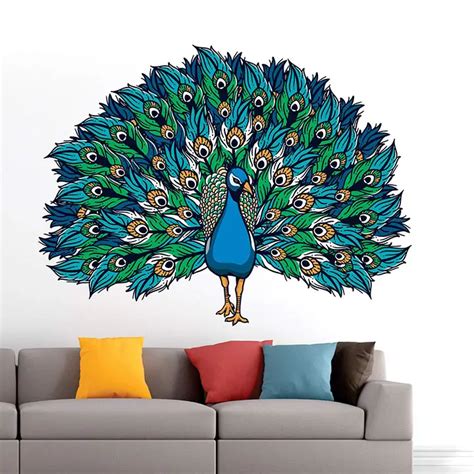 Top 10 Colorful Peacock Wall Stickers to Buy Online in India