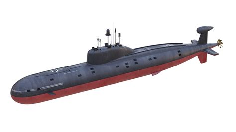 Nuclear Powered Attack Submarine Akula Class 3D model | CGTrader