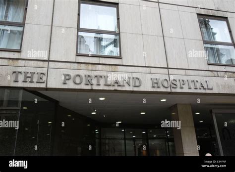 The portland Hospital in London. It is a private maternity hospital ...