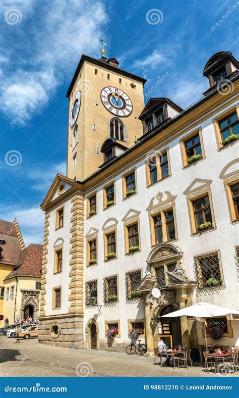 Altes Rathaus, the Old Town Hall in Regensburg, Germany Stock Photo ...