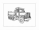 Dump Truck Coloring Pages – Printable FREE sketch template