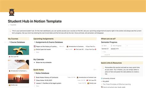 Study Planner in Notion | Notionhub