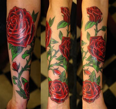 Meaning of Rose Tattoo - Black, Blue, Purple, and Other Roses Tattoos - HubPages