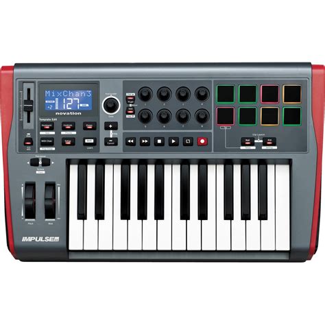 Novation Impulse 25 USB MIDI Keyboard Controller IMPULSE-25 B&H