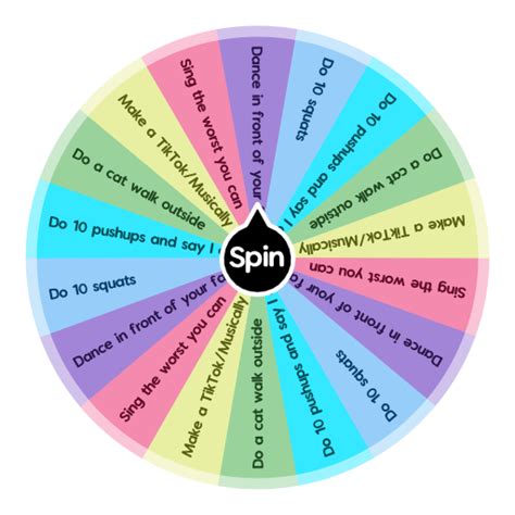 Dares | Spin The Wheel App