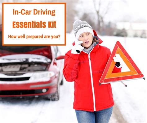 What Should An In-Car Driving Essentials Kit Contain? – Car Audio Centre