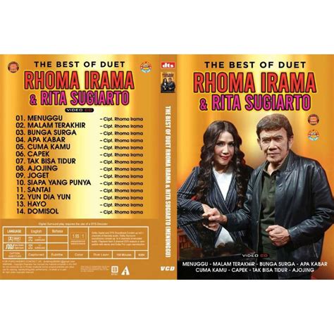 Jual KASET VCD LAGU MUSIK DANGDUT THE BEST OF DUET RHOMA IRAMA & RITA SUGIARTO | Shopee Indonesia