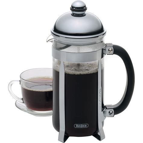BonJour Coffee and Tea 8-Cup Maximus French Press - Walmart.com ...