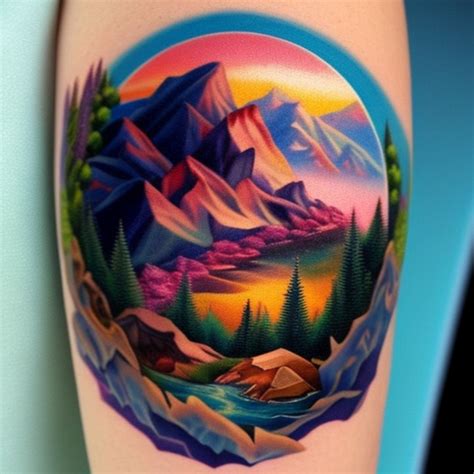 65 Colorado Mountain Tattoo Ideas - TattooClue.com