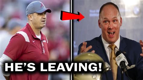 Alabama Coach Bill O'Brien is Leaving!? (Alabama Fans Are ......) - Win ...