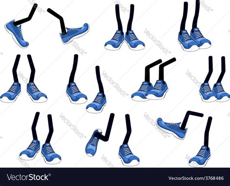 Cartoon Walking Feet