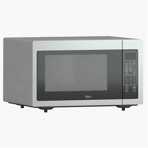 Whirlpool Microwave WMC30516AS by archvis. / You can buy this 3D model for 15.2$ on https://www ...