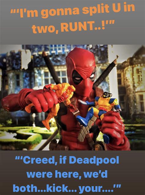 Deadpool plays with toys, too! : r/MarvelLegends