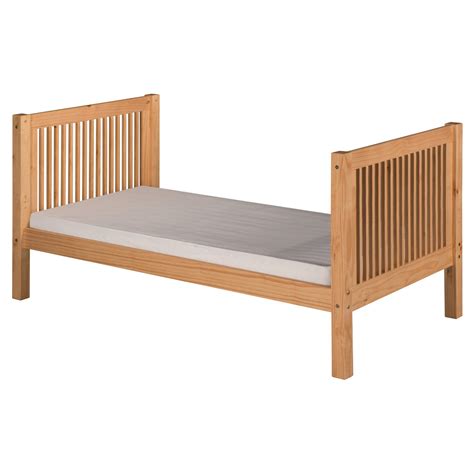 Camaflexi Full Size Tall Platform Bed with Drawers - Mission Headboard ...