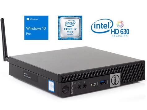 Refurbished: Dell OptiPlex 7050 Micro Desktop, Intel Quad-Core i7-7700T ...