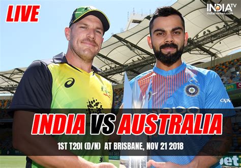 Live Cricket Streaming, India vs Australia, 1st T20I Live Match at ...