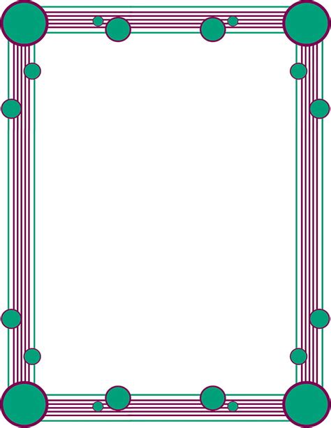 Easy Border Design For Biology Project - img-get