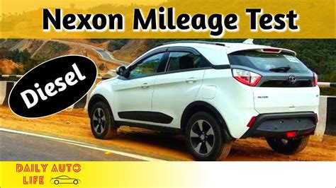 Tata Nexon AMT Mileage Test in Daily Driving Conditions. Real Fuel Economy in city conditions ...