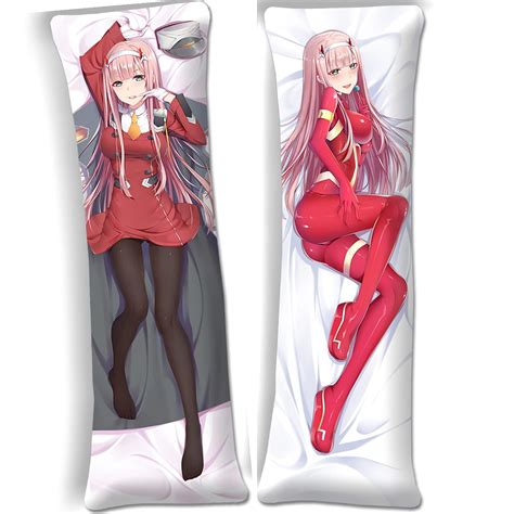 Zero Two Body Pillow Case Darling In The FRANXX Pillowcase Blanket Hugs Pillow Cover Manga Anime ...