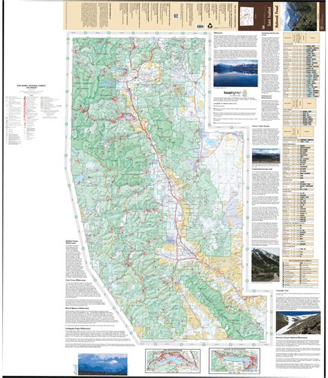 San Isabel National Forest Map - Vector U S Map