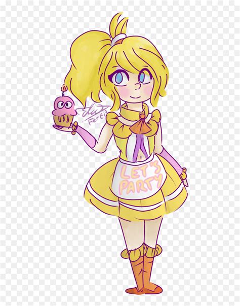 Toy Chica - Toy Chica Fnaf Anime, HD Png Download - vhv