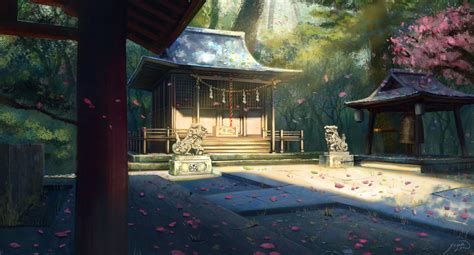 ArtStation - Japanese Shinto Shrine