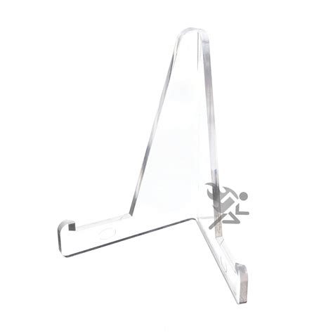 3-3/8" Clear Acrylic Display Stand Easels with 3/4" Shelf Qty: 3 - Walmart.com