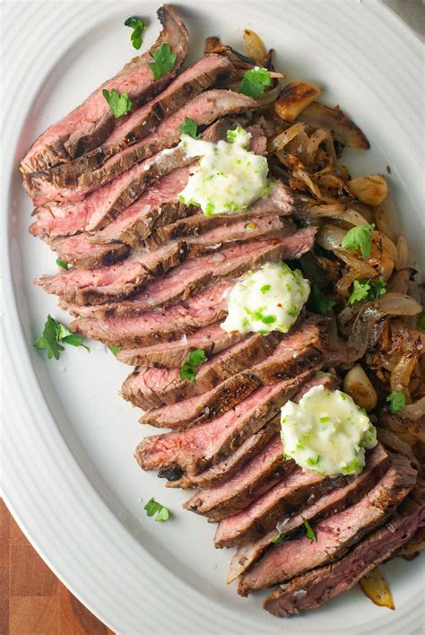 Churrasco-style Flank steak is the most flavorful way to cook steak. Topped with serrano-lime ...