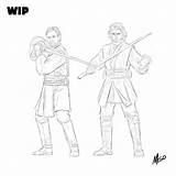 Anakin Skywalker Coloring Pages sketch template