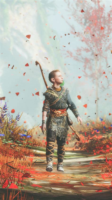 1440x2560 God Of War 4 Atreus Samsung Galaxy S6,S7 ,Google Pixel XL ...