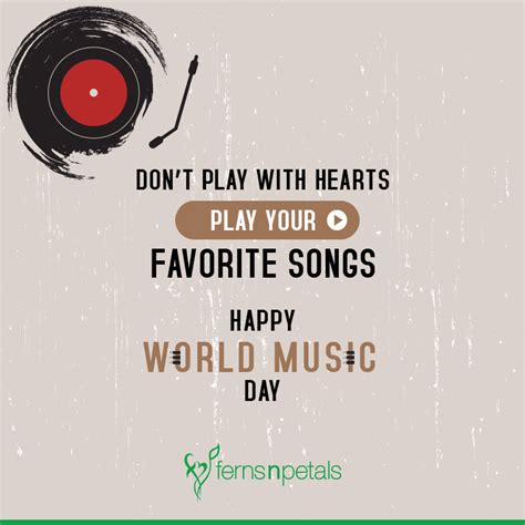 50+World Music Day Quotes: Images & Messages - Ferns N Petals