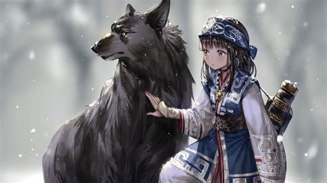 Anime Wolf Girls Wallpapers - Wallpaper Cave