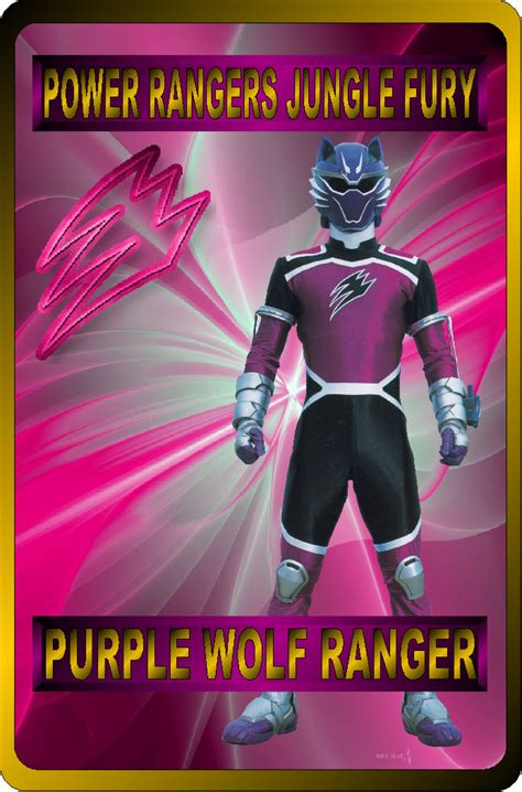 Purple Wolf Ranger by rangeranime on @DeviantArt | Ranger, Power ...