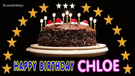 Happy Birthday CHLOE images gif