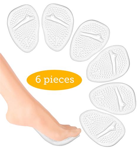 Metatarsal Pads-High Heel Cushion-Forefoot Pad-Non Slip Shoe Inserts-Ball of Foot Pads ...