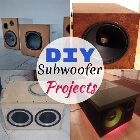 21 DIY Subwoofer Projects You Can Build Today - DIYnCrafty