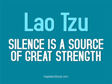 Lao Tzu Silence Quotes | Inspiration Boost