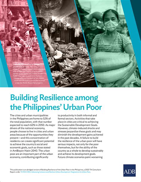 Building Resilience among the Philippines’ Urban Poor | Asian ...