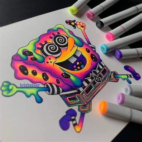 Pin by Kathy Sliskevics Maloney on Spongebob Squarepants | Art markers ...