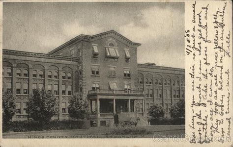 Kings County Hospital Brooklyn, NY Postcard