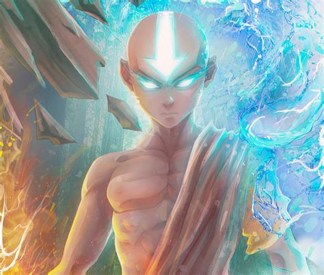 1920x1080 Resolution Aang Fan Digital Art Avatar 1080P Laptop Full HD Wallpaper - Wallpapers Den