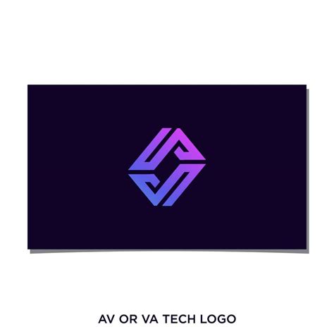 AV OR VA TECH LOGO DESIGN 7096118 Vector Art at Vecteezy