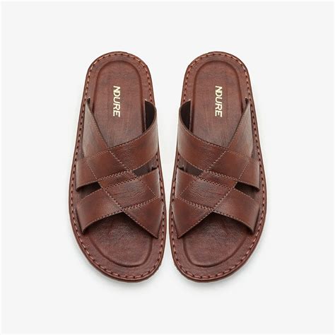 Buy BROWN Mens Modern Chappals – Ndure.com