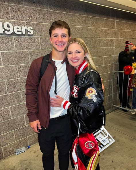 San Francisco 49ers Quarterback Brock Purdy and Jenna Brandt’s ...