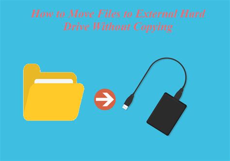 How to Move Files to External Hard Drive Without Copying 🆕