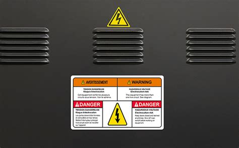 Electrical Labels | Warning Labels - IndustriTAG by GA International