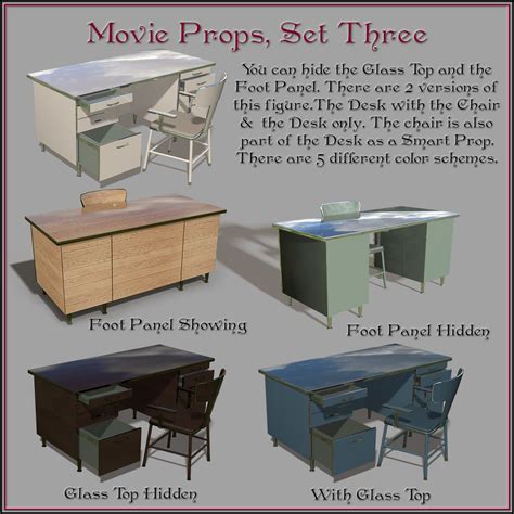 Movie Props, Set 03 3D Models DreamlandModels